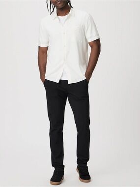 Paige black Stafford Jersey trouser, size 29